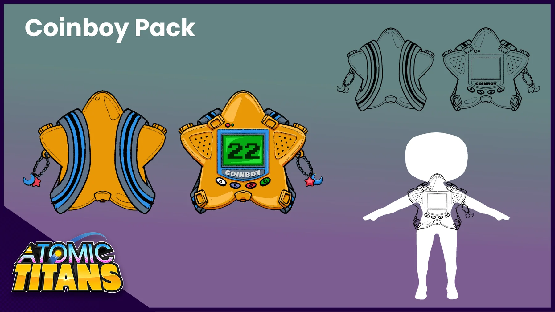Coinboy Pack Concept Art