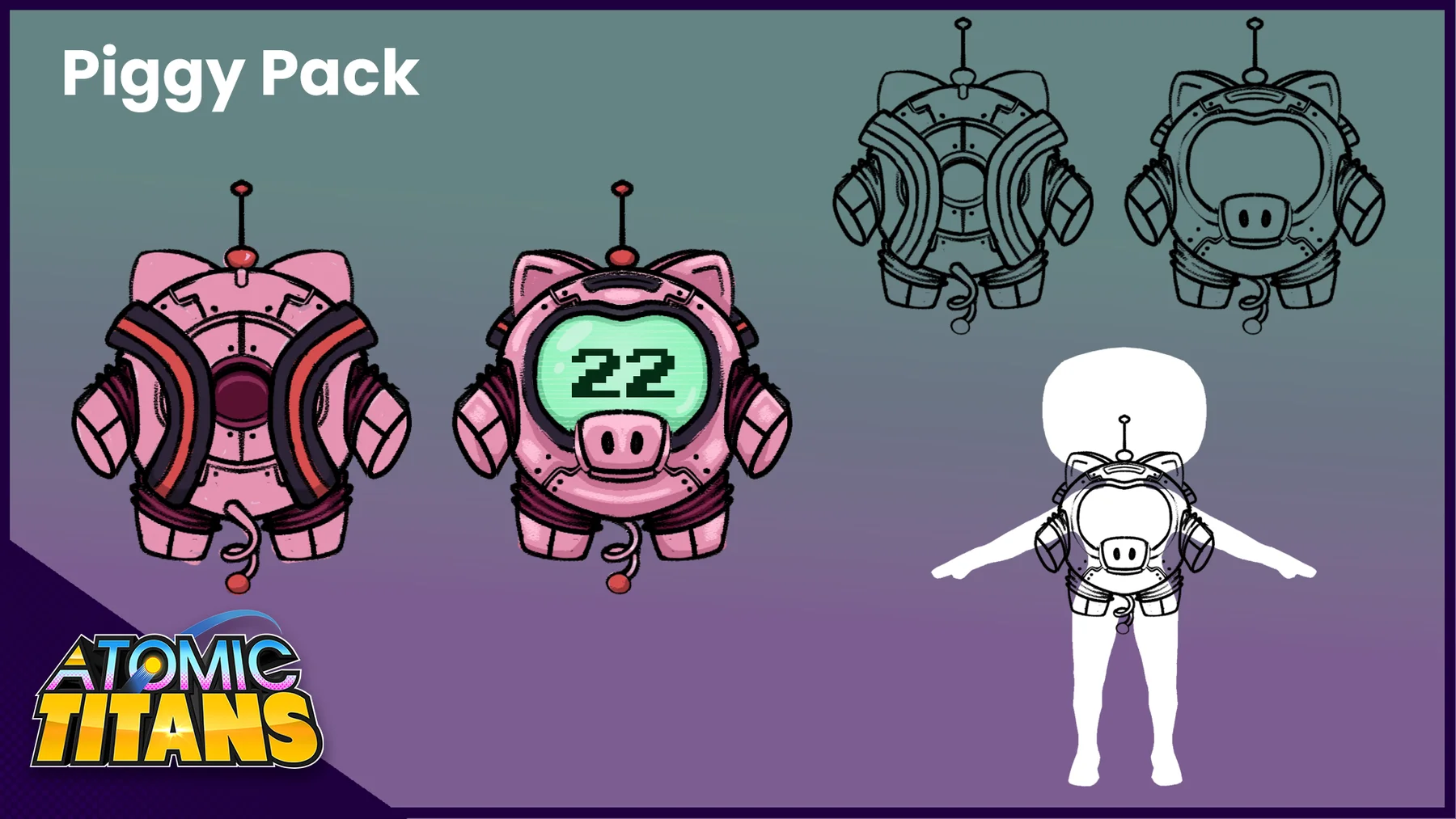 Piggy Pack Concept Art